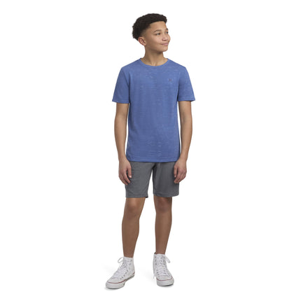 Hurley Boys' Soft Basic Cloud Slub T-Shirt, Shoreline Blue, 4