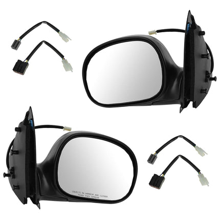 TRQ 2 Piece Driver and Passenger Side Mirror Assem