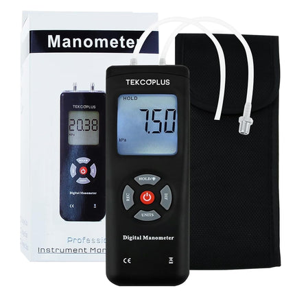 Portable Handheld Digital Manometer HVAC Air Vacuu