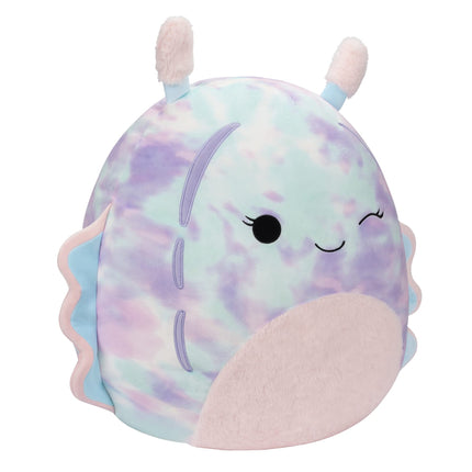 Squishmallows Dottie Babosa de Mar Tie-Dye Rosa y Azul de 35,5 cm - Peluche Grande Ultrasuave Oficial de Kelly Toy