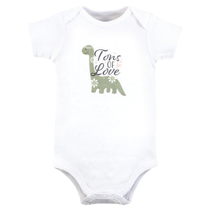 Hudson Baby Unisex Baby Cotton Bodysuits, Tons of Love, 9-12 Months