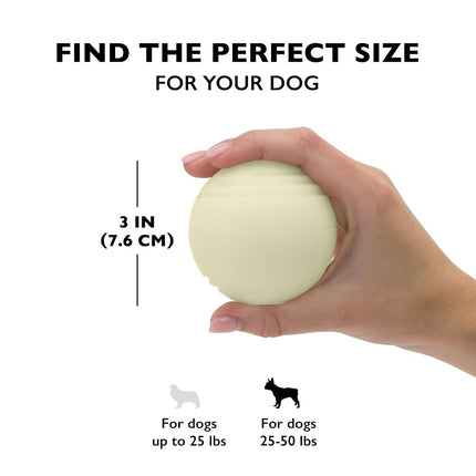 Chew King Balle Lumineuse pour Chien, Jouets pour Chien, 7,6 cm (Lot de 2), Compatible Lanceur de Balle