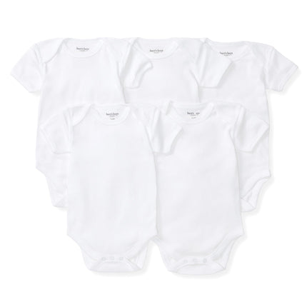 Burt's Bees Baby Bodysuits, Short Sleeve and Long 