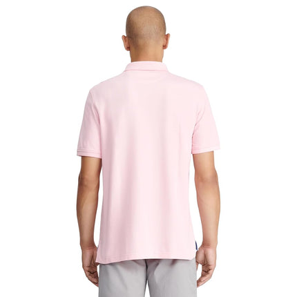 IZOD Men's Advantage Performance Short Sleeve Fashion Polo Shirt, Peony Pink, XL