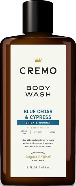 Cremo All Season Body Wash - Blue Cedar & Cypress, 16 Ounce