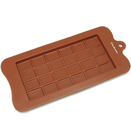 Moule en silicone Freshware CB-607BR pour barres de chocolat, de protéines et énergétiques sécables