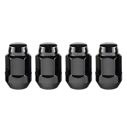 McGard 64015 Black Bulge Cone Seat Style Lug Nuts (M12 x 1.5 Thread Size) - Set of 4
