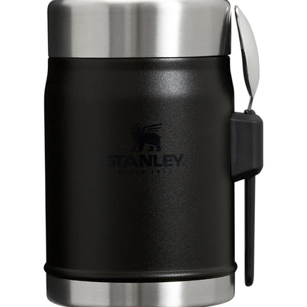 STANLEY Classic Legendary Classic Food Jar + Spork 14oz Matte Black