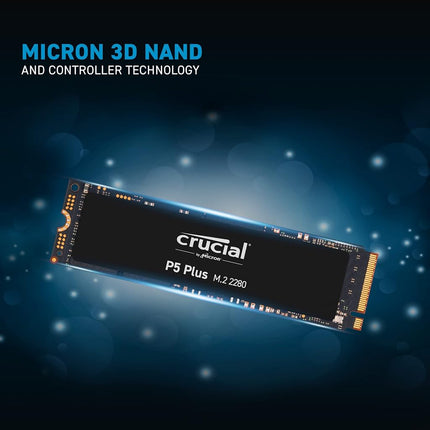 Crucial P5 Plus 2TB M.2 PCIe Gen4 NVMe Internal Gaming SSD - Up to 6600MB/s - CT2000P5PSSD8