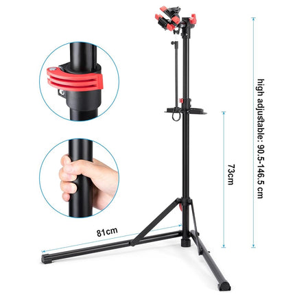 CXWXC Bike Repair Stand - Bicycle Rack for Maintenance Work - Bicycle Repair Stand Shop Home Mechanic for Mountain Bike and Road Bike
