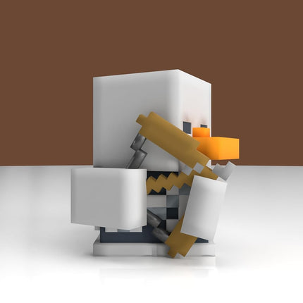 TUBBZ: Minecraft - Hostile Skeleton Mob Rubber Duck Collectable Toy 9 cm