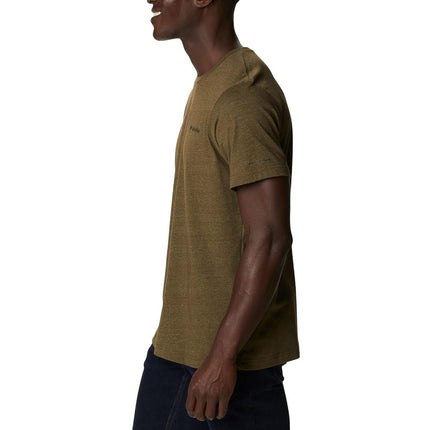 Camisa de senderismo de manga corta Columbia Thistletown Hills para hombre, verde oliva/salvia, extra pequeña