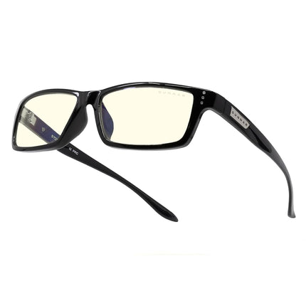 GUNNAR - Premium Gaming and Computer Glasses - Blocks 65% Blue Light - Riot, Espresso, Amber Tint