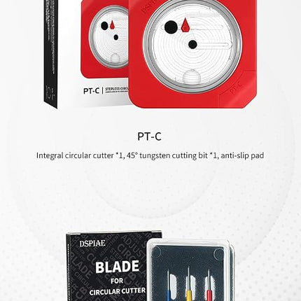 DSPIAE Integral Rotary Integral Circular Cutter (1-50mm) Circle for Gundam Hobby Model Craft Military Miniature Kit (1)