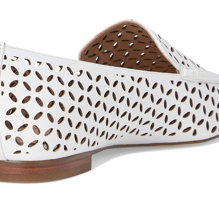 Cole Haan women's Chantal Loafers Flat, White Perforated Leather, 5.5 UK