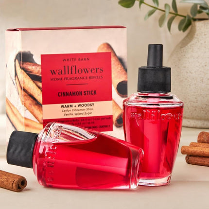 Bath & Body Works Cinnamon Stick Wallflowers Home Fragrance Refills, 2-Pack (1.6 fl oz total)