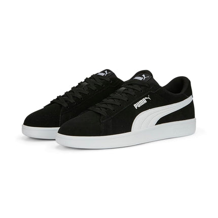 Puma Unisex Adults Smash 3.0 Sneakers, Puma Black-Puma White, 8 UK