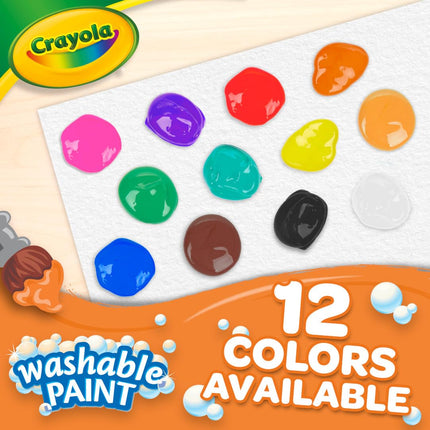 Crayola Washable Paint, White Paint, Classroom Supplies, 1 Gallon