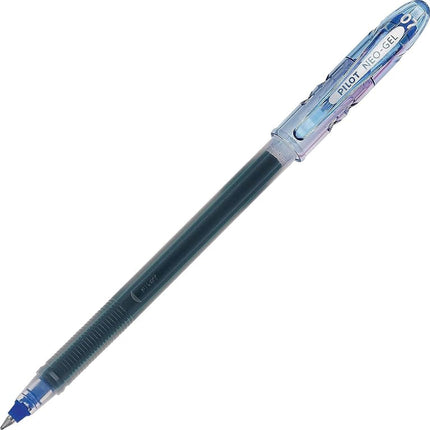 Pilot Neo-Gel Stick Roller Ball Pens, Fine Point, Blue Barrel, Blue Ink, 12-Count -14002