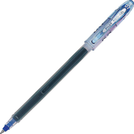 Pilot Neo-Gel Stick Roller Ball Pens, Fine Point, Blue Barrel, Blue Ink, 12-Count -14002