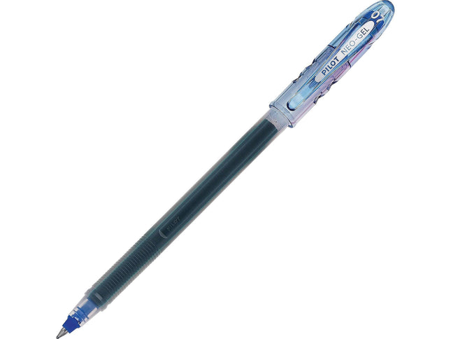 Pilot Neo-Gel Stick Roller Ball Pens, Fine Point, Blue Barrel, Blue Ink, 12-Count -14002