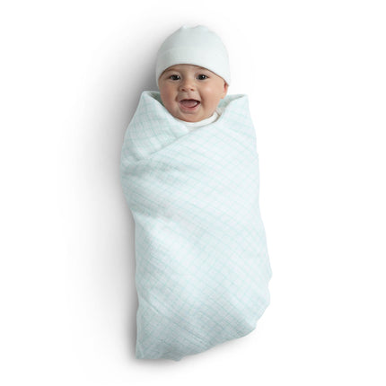 Delta Children Mantas de muselina 100% algodón para bebés y niñas – 119,4 x 119,4 cm (paquete de 2), Vida Marina