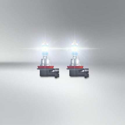 OSRAM Night Breaker 220, H11, +220% more brightness, halogen headlight bulb, 64211NB220-2HB, folding box (2 lamps), white