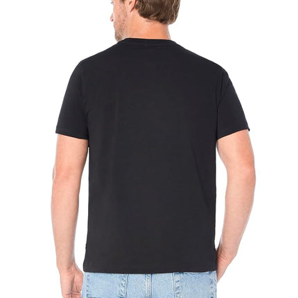 Nautica Men's Big and Tall Solid Pocket T-Shirt, True Black, 1X