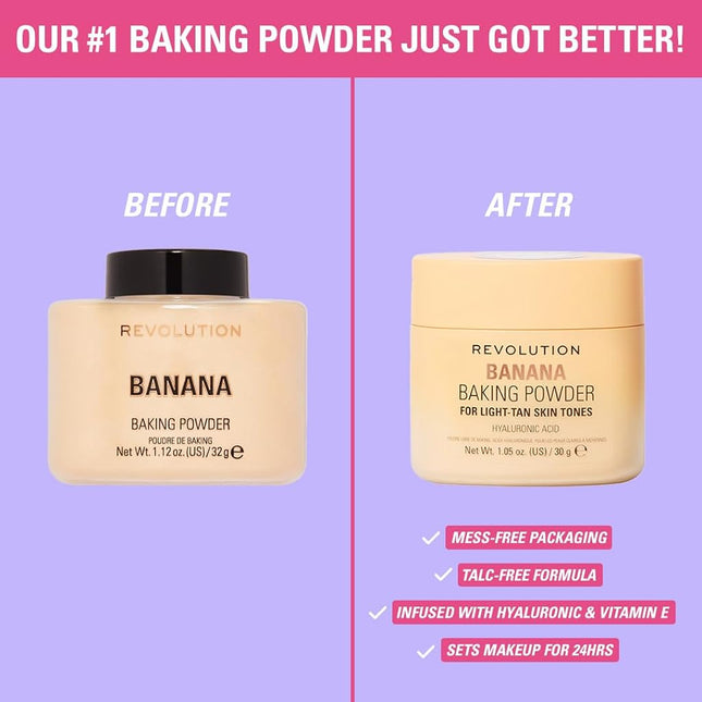Revolution Loose Baking Powder, Banana Deep