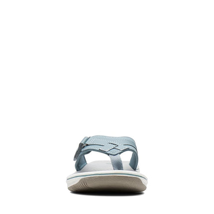 Clarks Women's 26142714 Flip-Flop, Blue Grey Synthetic, 6.5 UK