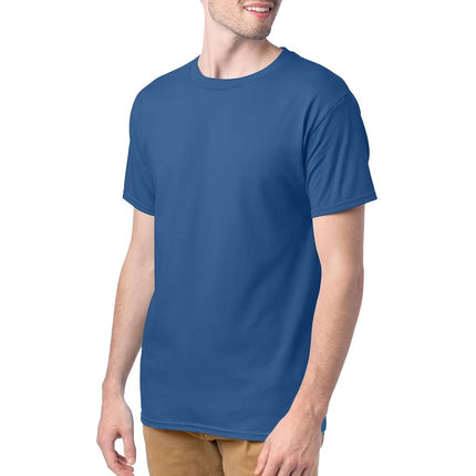 Hanes Men's ComfortSoft T-Shirt (Pack of 4),Denim Blue,XX-Large