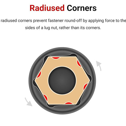 TEKTON 1/2 Inch Drive 21 x 22 mm Thin Wall Impact Flip Socket | SIF22122