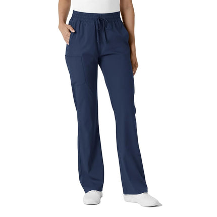 WonderWink Women's Bootcut Scrub Pant, Navy, X-Sma