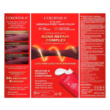 Revlon Colorsilk Hair Color 41 Medium Brown, Pack of 5