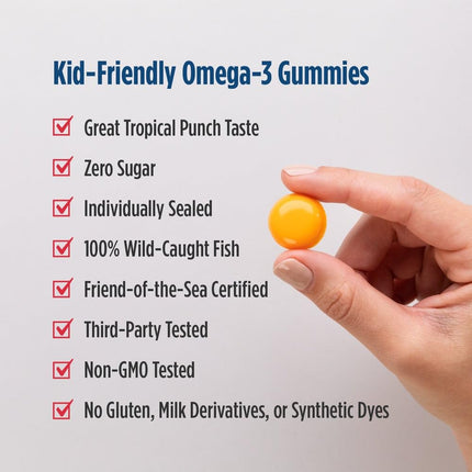 Nordic Naturals DHA Gummies for Kids, 30 CT