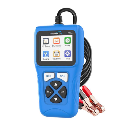 Veepeak Car Battery Tester 12V/24V, 100-2000 CCA A