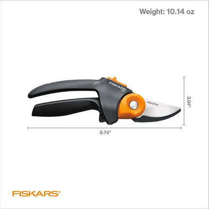 Fiskars 391041-1001 PowerGear2 Pruner, Steel