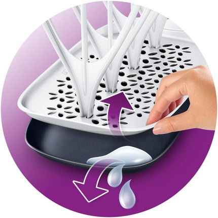 Philips Avent Baby Bottle Drying Rack, White, SCF149/00