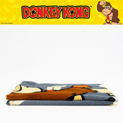 Franco Collectibles Nintendo Donkey Kong Gaming Soft Cotton Bath/Pool/Beach Towel, 60 in x 30 in, (100% Officially Licensed Product)