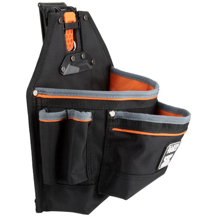 Klein Tools 55835MB MODbox Tool Pouch, 9-Pocket Electrician Parts Pouch, Quickly Attach and Release from Tool Belts and MODBox Rail System