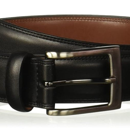 Perry Ellis Men's Big-Tall Portfolio Timothy Big and Tall Belt, Black, 54