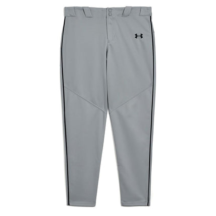 Under Armour Boys' Utility Pant Pipe, (080) Baseball Gray/Black/Black, Youth Medium