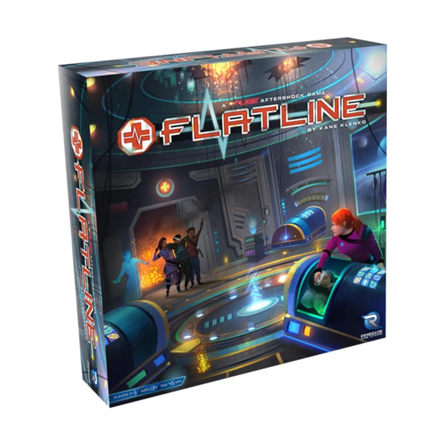 Renegade Game Studios 0565RGS Current Edition Flatline A Fuse Aftershock Board Game
