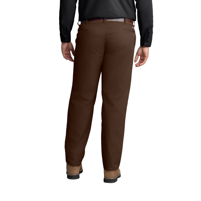 Red Kap mens Stain Resistant, Flat Front Work PantsBrown32W x 30L