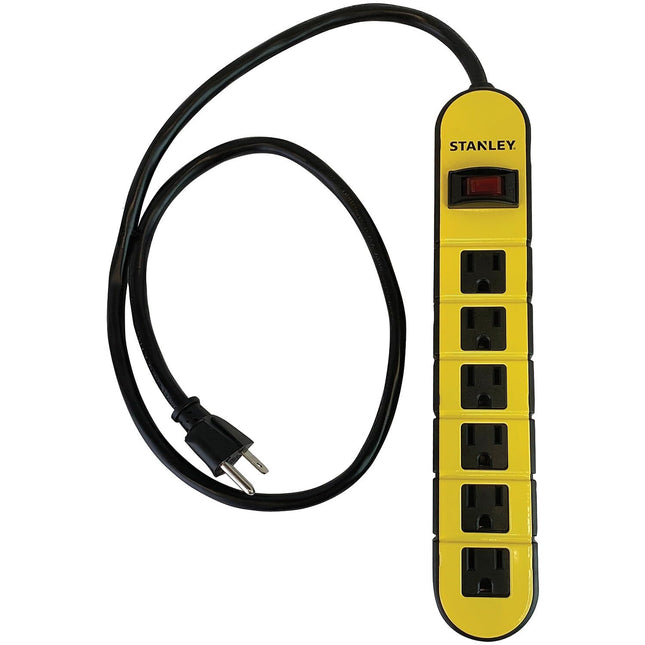 Stanley 31605 ShopMax PS 6-Outlet Metal Power Stri
