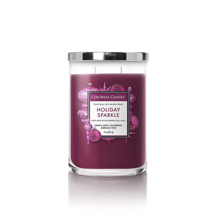 Colonial Candle Holiday Sparkle Scented Jar Candle