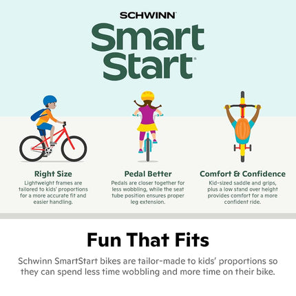 Schwinn Elm Girl's Bike with SmartStart, 12" Wheels, Purple (S0261AAZ)
