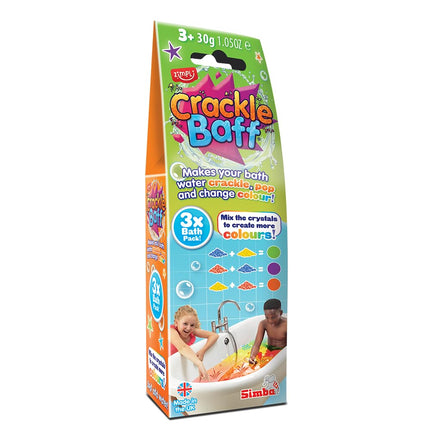 ZIMPLI - Crackle Baff Colours, 3 Bath Pack, Magica
