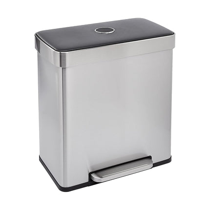 Amazon Basics Rectangular Dual Compartment Recycli