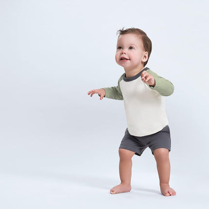 Gerber Lot de 3 shorts en tricot à enfiler pour bébé garçon, multicolore, 3T